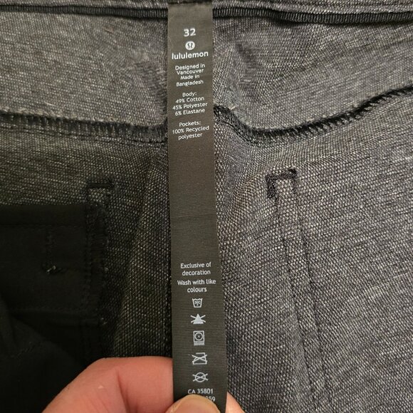 Lululemon ABC Pant Skinny Tech Canvas size 32 - Picture 5 of 5